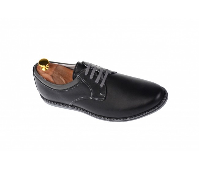 Oferta marimea 39, 40, 41 - Pantofi sport barbati din piele naturala box 339NBOX