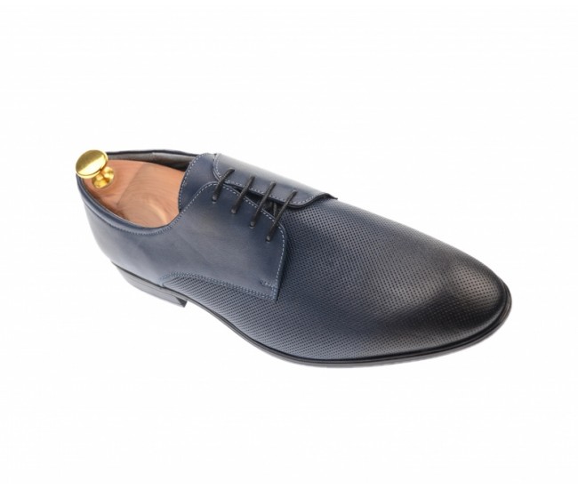 Pantofi barbati eleganti din piele naturala bluemarin - 346ABLM