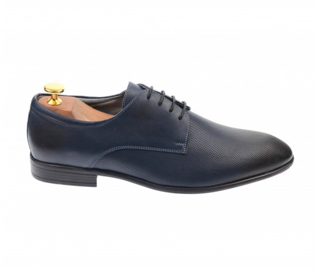 Pantofi barbati eleganti din piele naturala bluemarin - 346ABLM