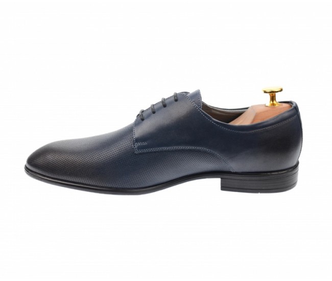 Pantofi barbati eleganti din piele naturala bluemarin - 346ABLM