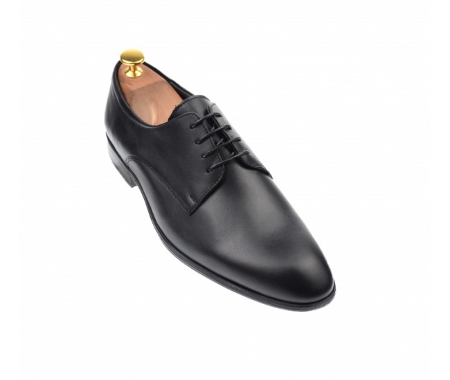 Pantofi derby barbati eleganti, cu siret, din piele naturala neagra - 346TNEGRU Pantofi derby barbati eleganti, cu siret, din piele naturala neagra - 346TNEGRU