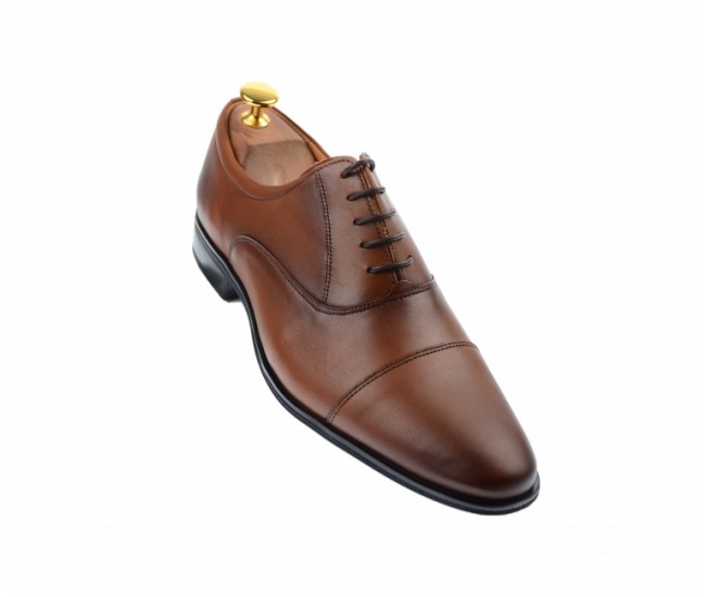 Pantofi barbati eleganti, cu siret, din piele naturala maro coniac - 347CONIAC Pantofi barbati eleganti, cu siret, din piele naturala maro coniac - 347CONIAC