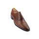 Pantofi barbati eleganti, cu siret, din piele naturala maro coniac - 347CONIAC