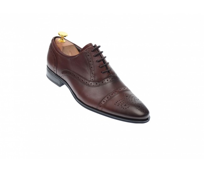 Pantofi barbati eleganti, cu siret, din piele naturala visiniu - 359VIS Pantofi barbati eleganti, cu siret, din piele naturala visiniu - 359VIS