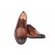 Pantofi barbati eleganti din piele naturala maro cu perforatii 361MBOX