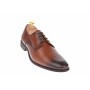 Pantofi barbati eleganti din piele naturala maro cu perforatii 361MBOX