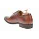 Pantofi barbati eleganti din piele naturala maro cu perforatii 361MBOX