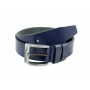 Curea eleganta barbati din piele naturala - Bleumarin 400CKBLM