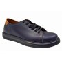 Pantofi barbati casual din piele naturala bleumarin 408SBL