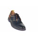 Pantofi barbati casual din piele naturala bleumarin 501MBLM