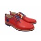Pantofi barbati, casual din piele naturala Rosu 501RBOXBL