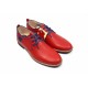 Pantofi barbati, casual din piele naturala Rosu 501RBOXBL