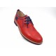Pantofi barbati, casual din piele naturala Rosu 501RBOXBL