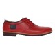 Pantofi barbati casual din piele naturala - Rosu 501RN Marimea 39