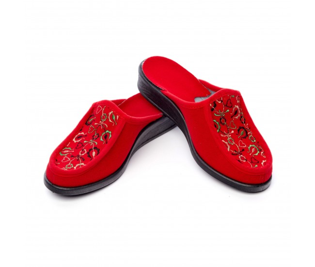 Papuci cu flori TELLUS 55-22
