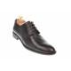 Pantofi barbati eleganti din piele naturala maro cu siret - 588ML