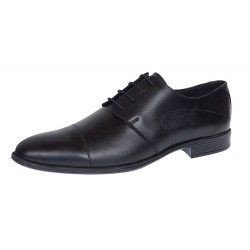 Pantofi barbati eleganti din piele naturala Negru 588N