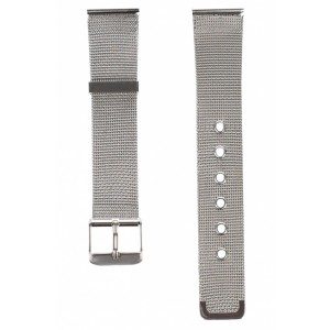 Curea de ceas din metal, 16 mm x 20 cm, argintiu