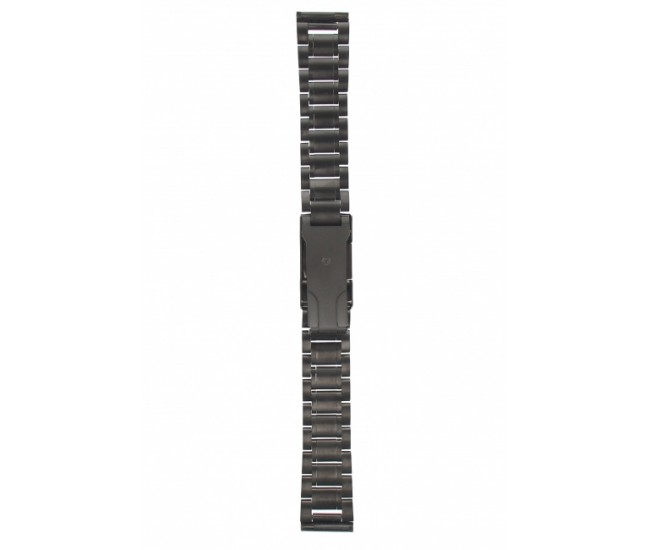Curea de ceas din metal, 14 mm x 17 cm, negru