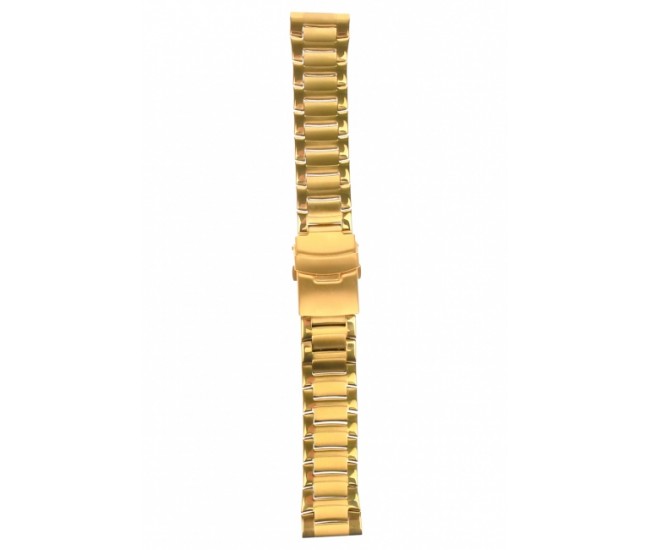 Curea de ceas din metal, 18 mm x 19 cm, auriu