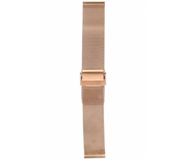 Curea de ceas din metal, 20 mm x 19 cm, bronz