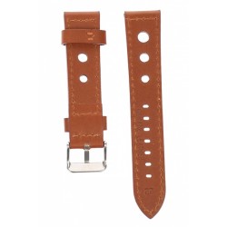 Curea de ceas din piele, 22 mm x 20 cm, maro