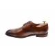 Pantofi barbati eleganti, cu siret, din piele naturala maro coniac - 700CON Pantofi barbati eleganti, cu siret, din piele naturala maro coniac - 700CON