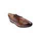 Pantofi barbati eleganti, cu siret, din piele naturala maro coniac - 700CON