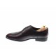 Pantofi barbati eleganti, cu siret, din piele naturala visinie - 702VISINIU
