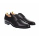 Pantofi barbati eleganti, cu siret, din piele naturala maro - 703MARO