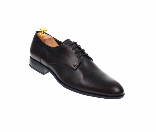 Pantofi barbati eleganti, cu siret, din piele naturala maro - 703MARO Pantofi barbati eleganti, cu siret, din piele naturala maro - 703MARO