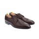 Pantofi barbati bordeaux, office, eleganti, cu siret, din piele naturala 709VIS