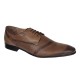 Pantofi barbati eleganti din piele naturala cu perforatii - Marimea 44 - 730NIS
