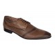 Pantofi barbati eleganti din piele naturala cu perforatii - Marimea 44 - 730NIS