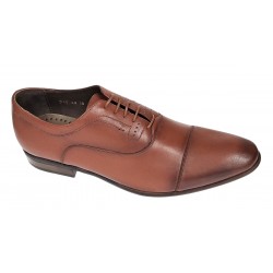 Pantofi barbati office eleganti din piele naturala Maro Cognac 745MC