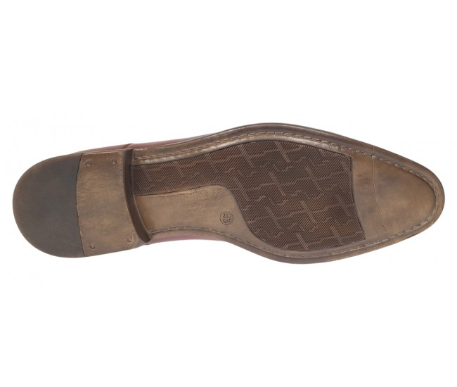Pantofi barbati office eleganti din piele naturala Maro Cognac 745MC