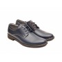 Pantofi barbati, casual din piele naturala bleumarin, 75BOND