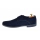 Pantofi barbati, casual ,din piele naturala intoarsa, bleumarin 855VELBLM