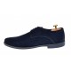 Pantofi barbati, casual ,din piele naturala intoarsa, bleumarin 855VELBLM