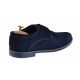 Pantofi barbati, casual ,din piele naturala intoarsa, bleumarin 855VELBLM