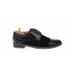 Pantofi barbati casual din piele naturala, culoare neagra 858NN