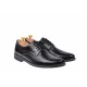 Pantofi barbati, model casual, din piele naturala, negru box  - 859N
