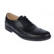 Pantofi barbati din piele naturala, Negru BOX, 870NBOX