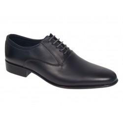 Pantofi barbati eleganti din piele naturala Bleumarin inchis 888BLU
