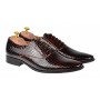 Pantofi barbati eleganti din piele naturala Corco Lac Maro 888CROCM