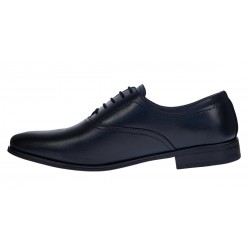 Pantofi barbati eleganti din piele naturala Negru 888N