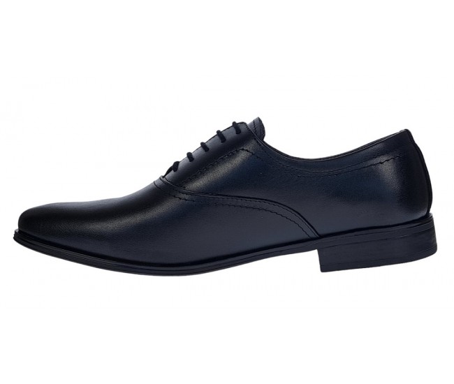 Pantofi barbati eleganti din piele naturala Negru 888N