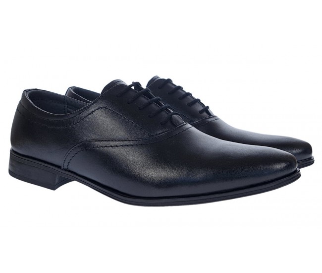 Pantofi barbati eleganti din piele naturala Negru 888N