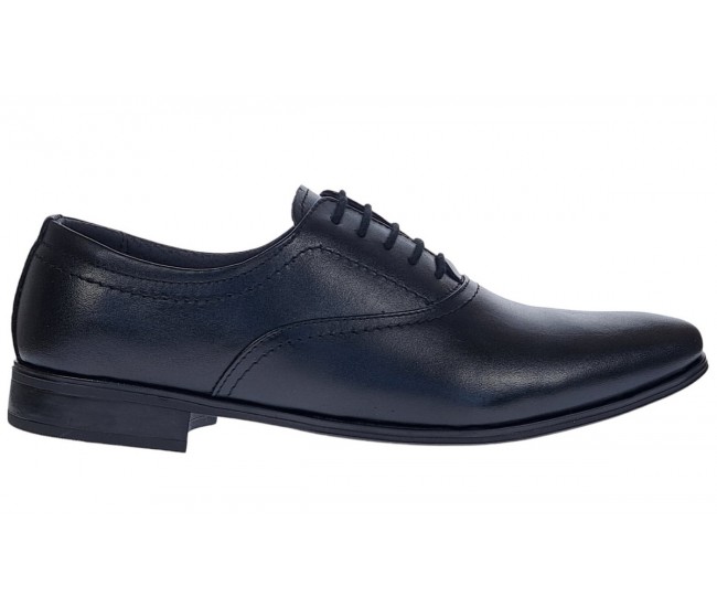 Pantofi barbati eleganti din piele naturala Negru 888N