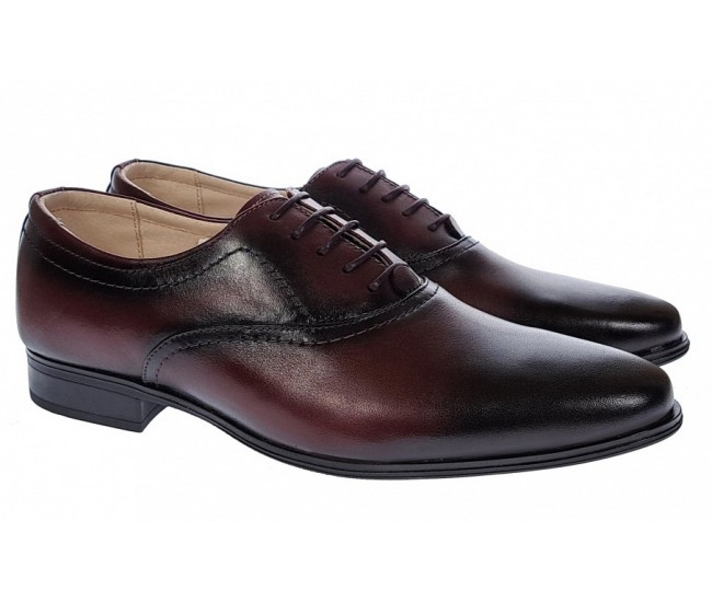 Pantofi barbati eleganti din piele naturala Bordeaux 888VIS